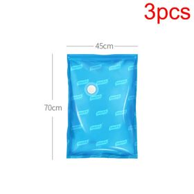 Powerful Vacuum Pump Clothes Storage Bag 55W Folding Compressed Electric Sealer Machine Vacuum Bag Space Saver Travel Organizer (Color: 3pcs Small Bags, Ships From: China)